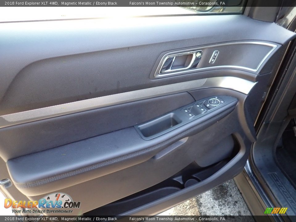 2018 Ford Explorer XLT 4WD Magnetic Metallic / Ebony Black Photo #19