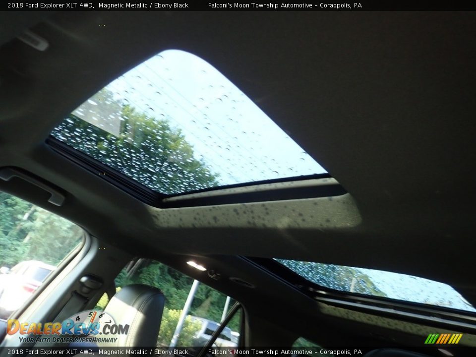 2018 Ford Explorer XLT 4WD Magnetic Metallic / Ebony Black Photo #20