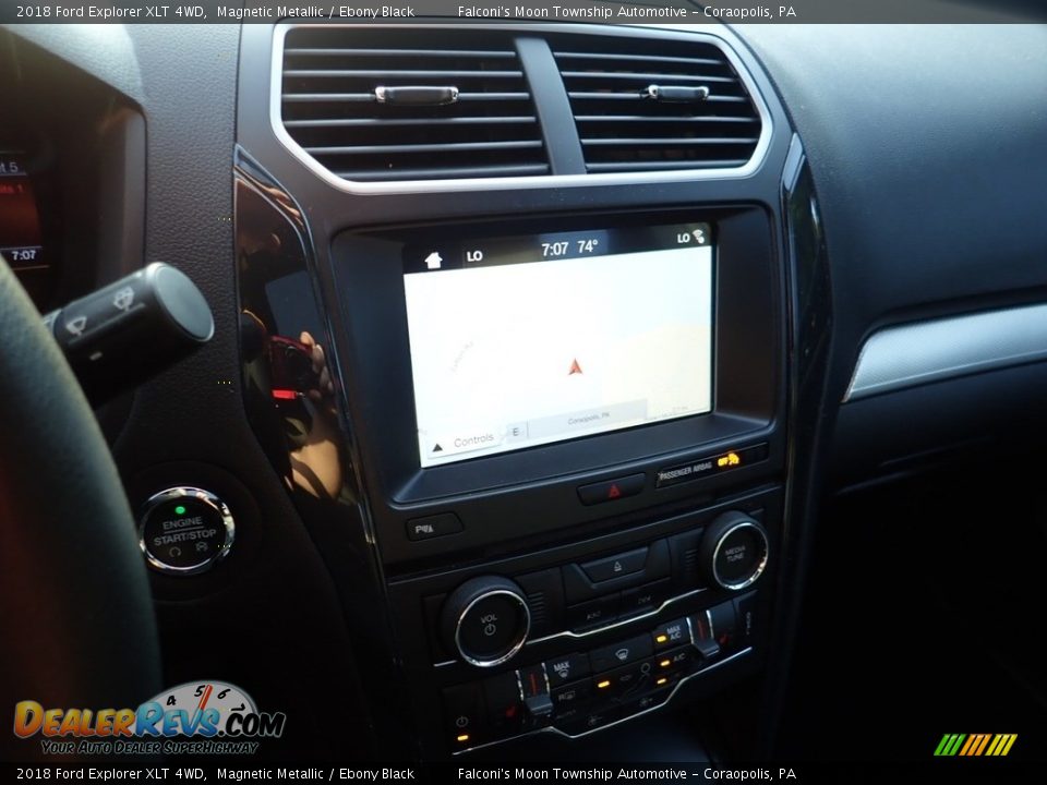2018 Ford Explorer XLT 4WD Magnetic Metallic / Ebony Black Photo #22