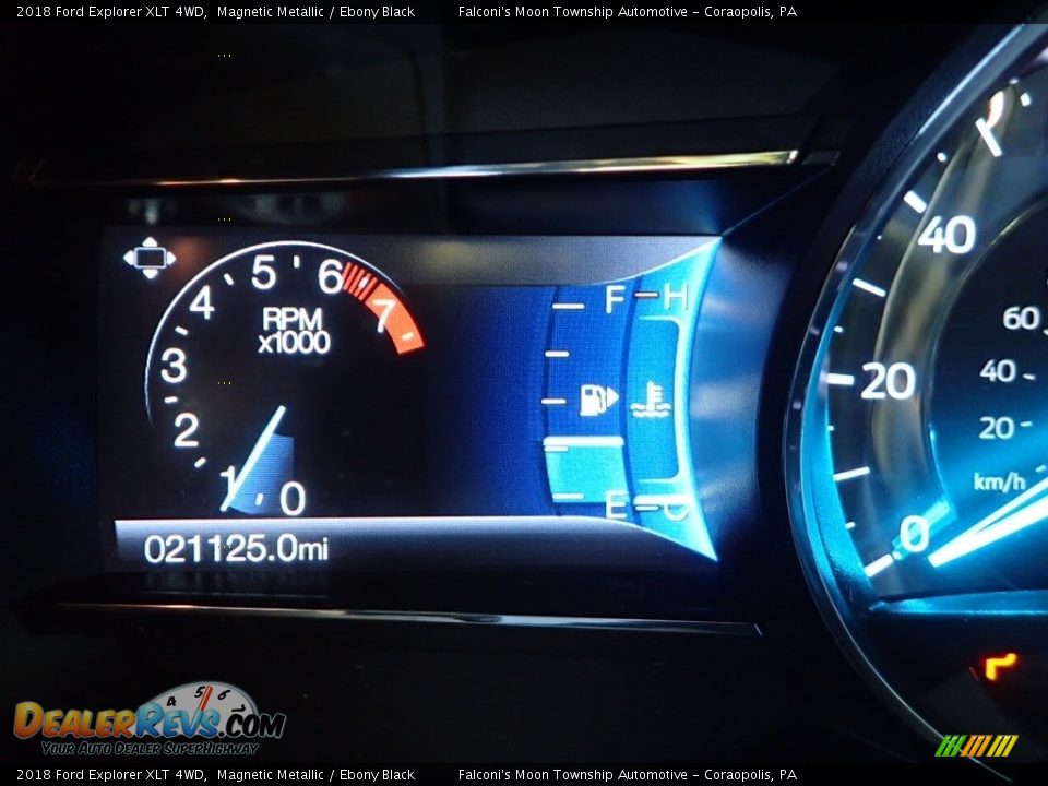 2018 Ford Explorer XLT 4WD Magnetic Metallic / Ebony Black Photo #24
