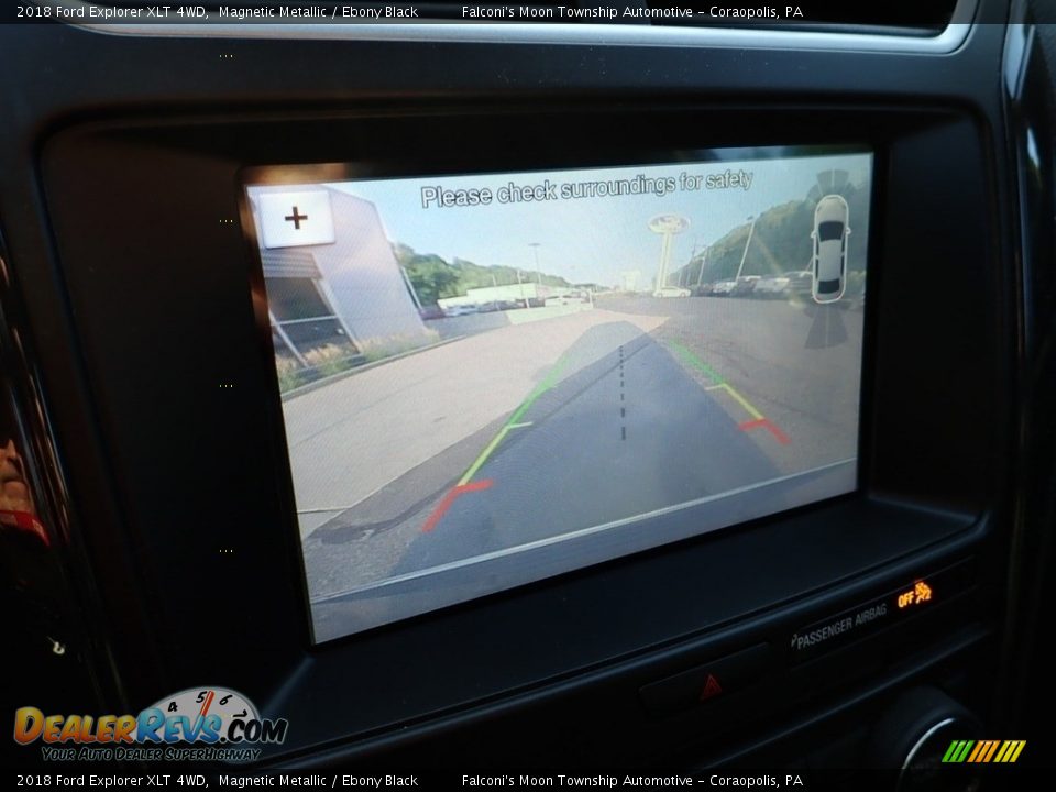 2018 Ford Explorer XLT 4WD Magnetic Metallic / Ebony Black Photo #25