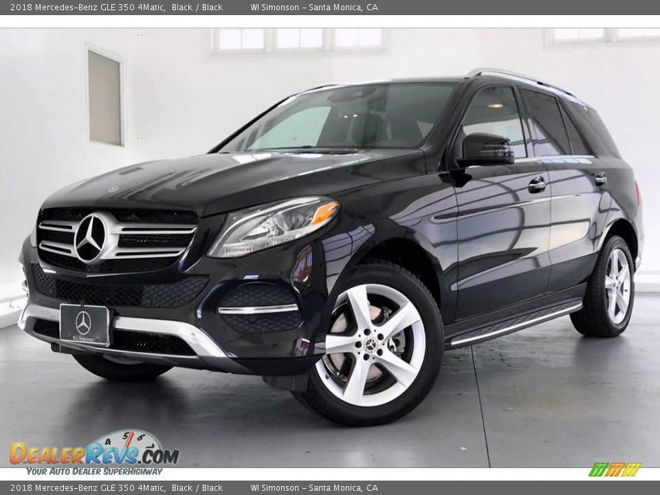 2018 Mercedes-Benz GLE 350 4Matic Black / Black Photo #12