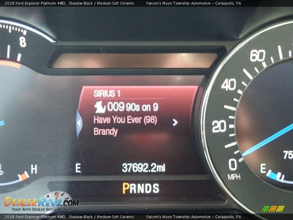 2018 Ford Explorer Platinum 4WD Shadow Black / Medium Soft Ceramic Photo #24