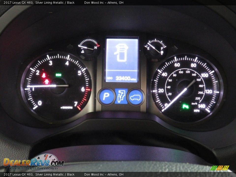 2017 Lexus GX 460 Silver Lining Metallic / Black Photo #27