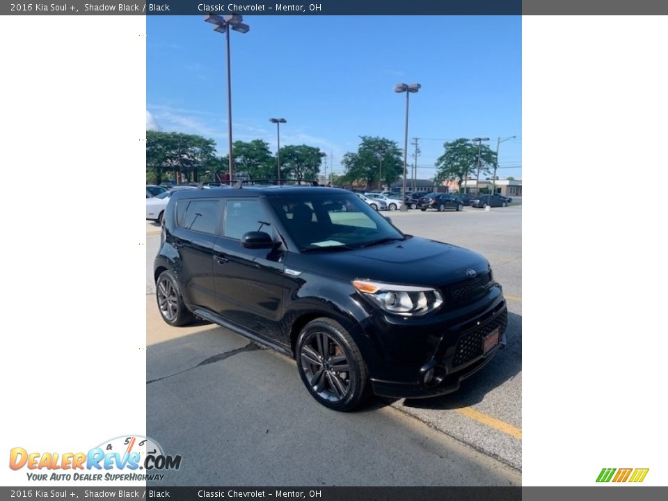 2016 Kia Soul + Shadow Black / Black Photo #1