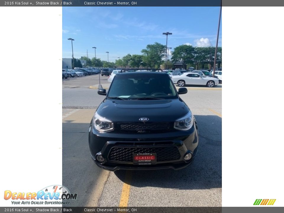 2016 Kia Soul + Shadow Black / Black Photo #2