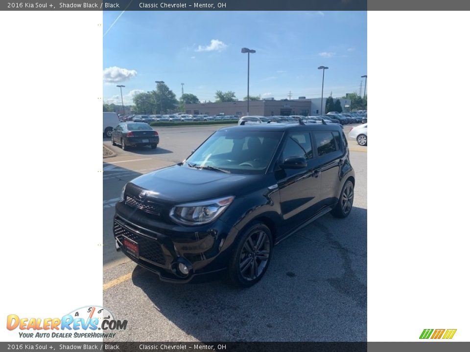 2016 Kia Soul + Shadow Black / Black Photo #3