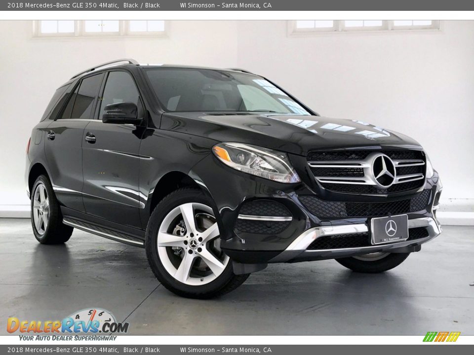 2018 Mercedes-Benz GLE 350 4Matic Black / Black Photo #34