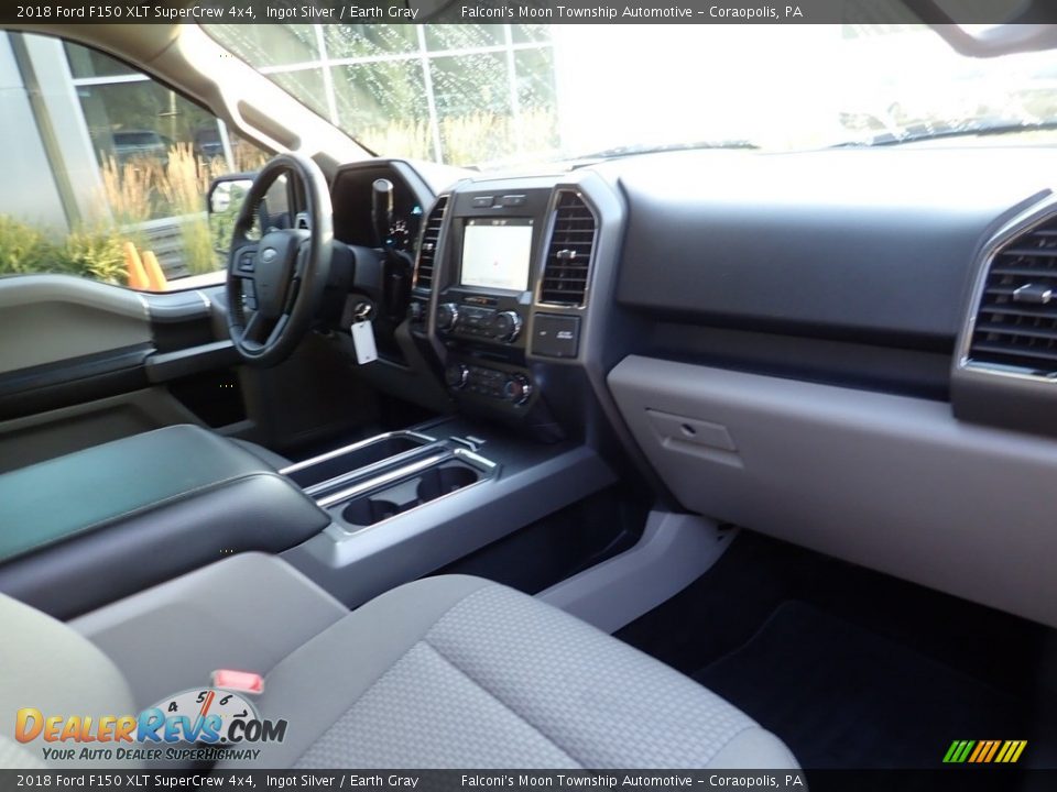 2018 Ford F150 XLT SuperCrew 4x4 Ingot Silver / Earth Gray Photo #11