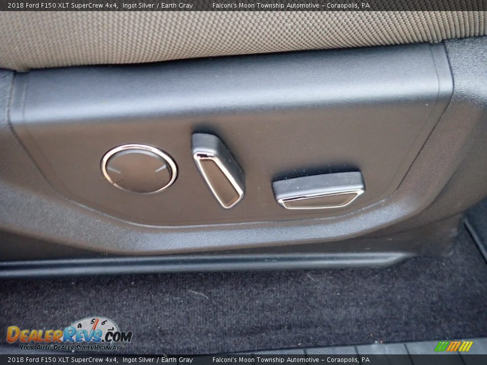 2018 Ford F150 XLT SuperCrew 4x4 Ingot Silver / Earth Gray Photo #12