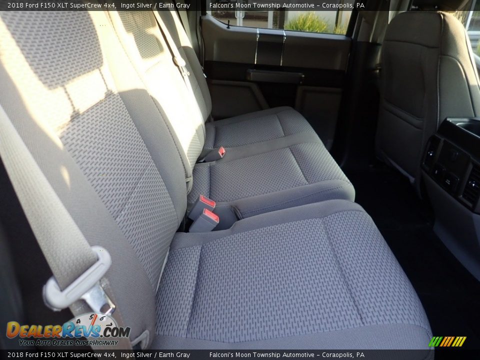 2018 Ford F150 XLT SuperCrew 4x4 Ingot Silver / Earth Gray Photo #14