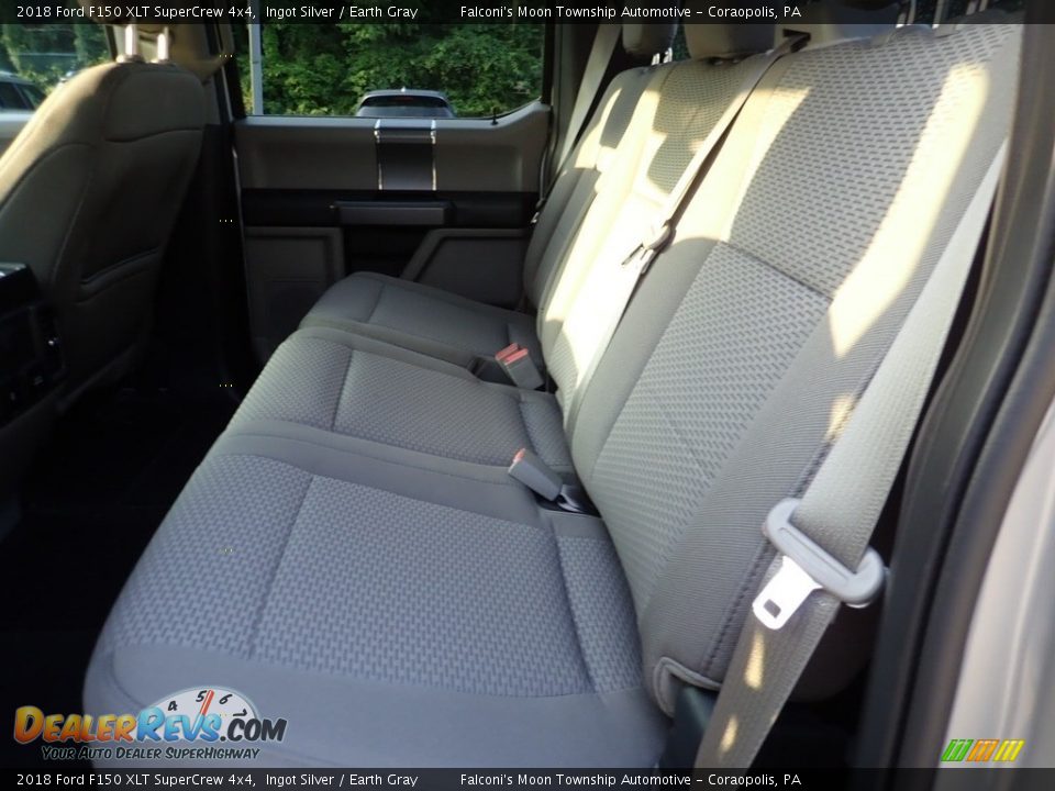 2018 Ford F150 XLT SuperCrew 4x4 Ingot Silver / Earth Gray Photo #17