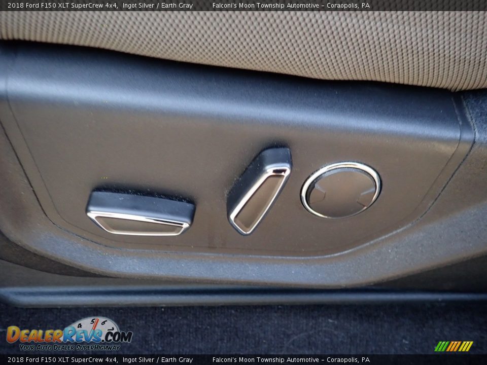 2018 Ford F150 XLT SuperCrew 4x4 Ingot Silver / Earth Gray Photo #19