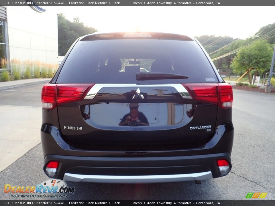 2017 Mitsubishi Outlander SE S-AWC Labrador Black Metallic / Black Photo #3