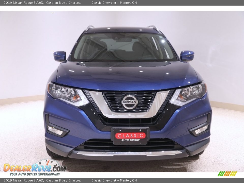 2019 Nissan Rogue S AWD Caspian Blue / Charcoal Photo #2