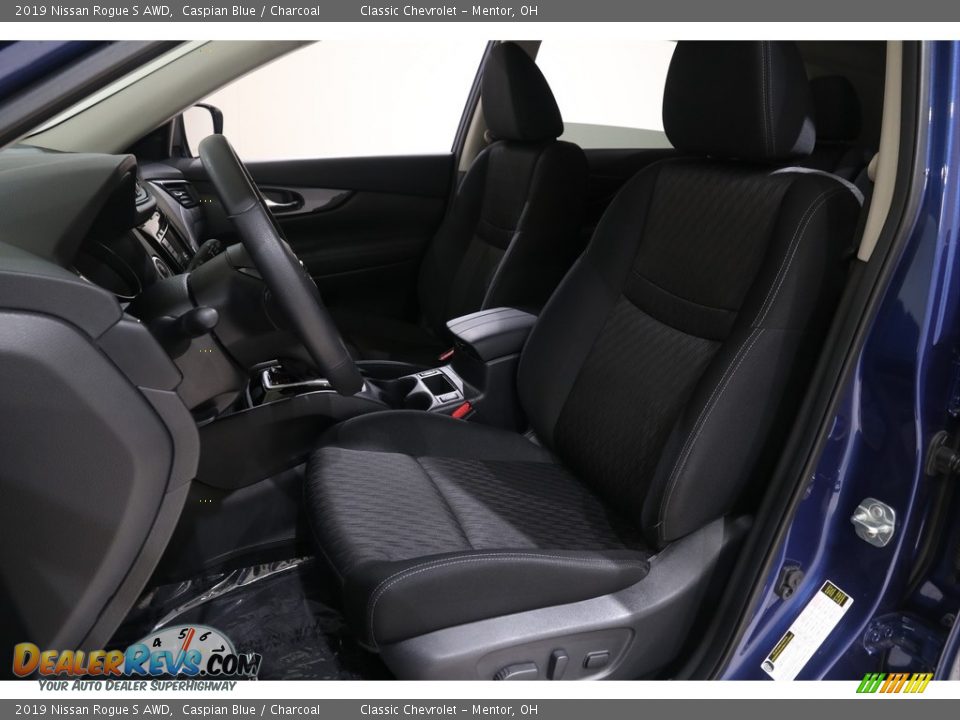 2019 Nissan Rogue S AWD Caspian Blue / Charcoal Photo #5