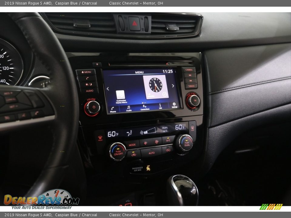 2019 Nissan Rogue S AWD Caspian Blue / Charcoal Photo #9