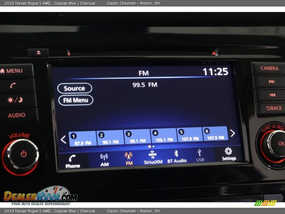 2019 Nissan Rogue S AWD Caspian Blue / Charcoal Photo #10