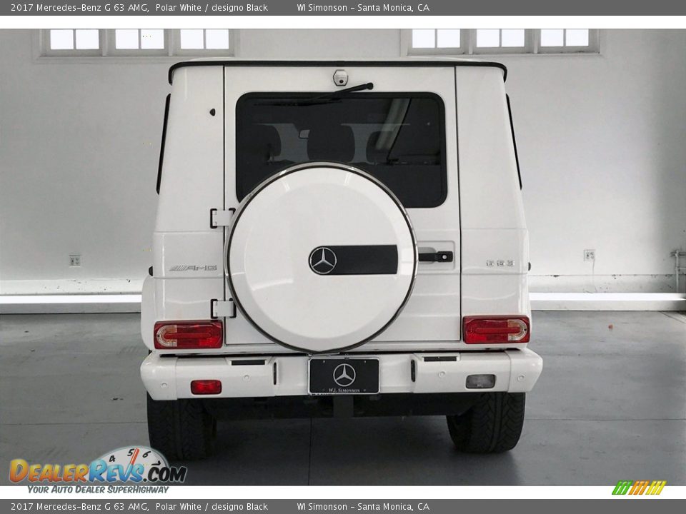 2017 Mercedes-Benz G 63 AMG Polar White / designo Black Photo #3