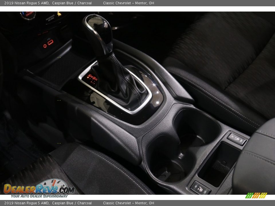 2019 Nissan Rogue S AWD Caspian Blue / Charcoal Photo #13