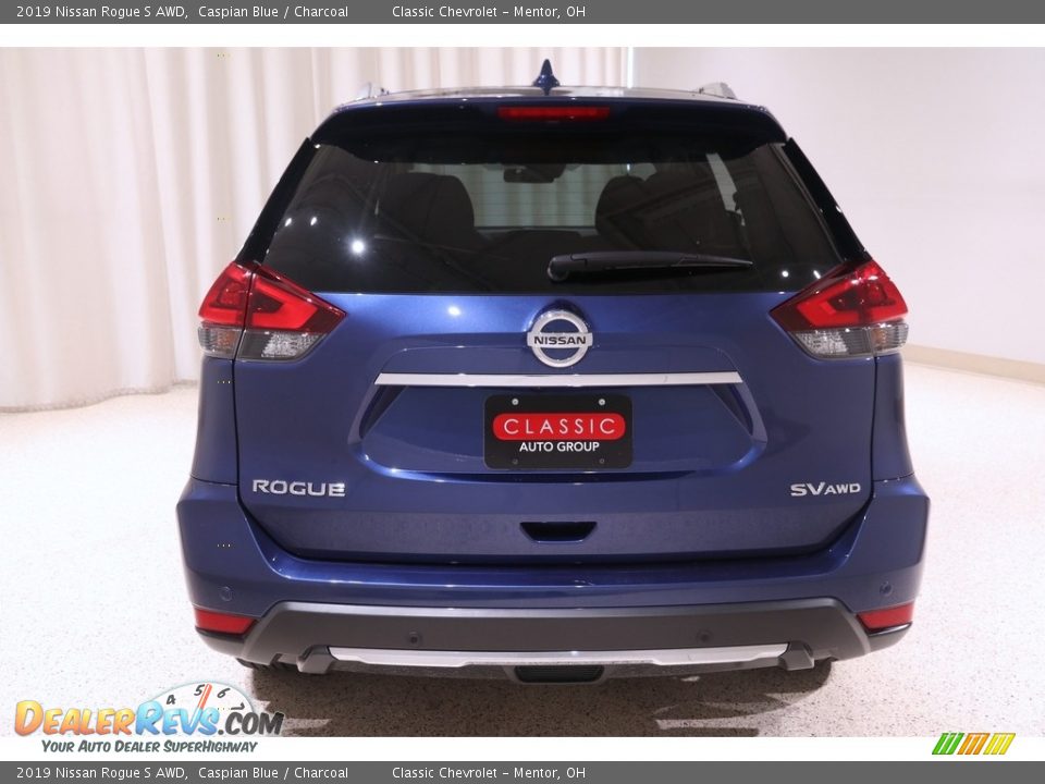 2019 Nissan Rogue S AWD Caspian Blue / Charcoal Photo #18