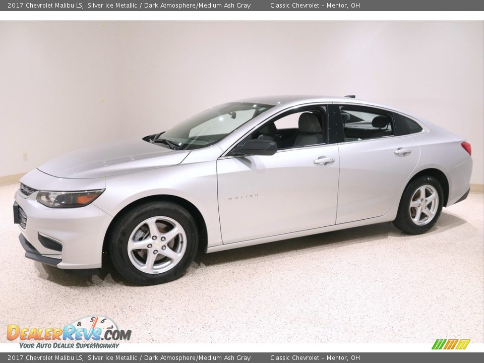 2017 Chevrolet Malibu LS Silver Ice Metallic / Dark Atmosphere/Medium Ash Gray Photo #3