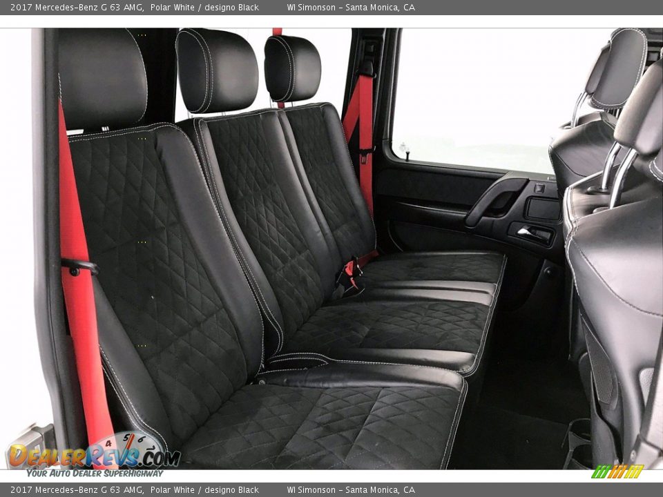 Rear Seat of 2017 Mercedes-Benz G 63 AMG Photo #13