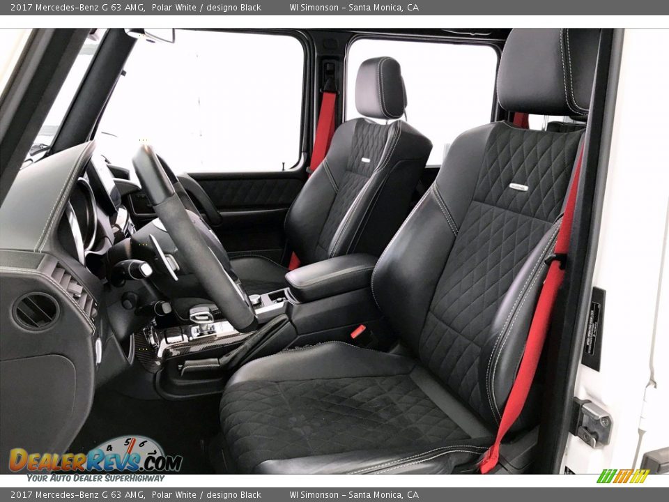 Front Seat of 2017 Mercedes-Benz G 63 AMG Photo #14
