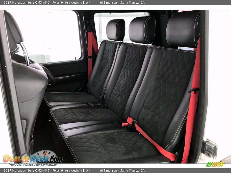 Rear Seat of 2017 Mercedes-Benz G 63 AMG Photo #15