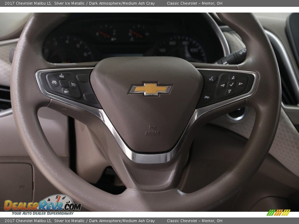 2017 Chevrolet Malibu LS Silver Ice Metallic / Dark Atmosphere/Medium Ash Gray Photo #7