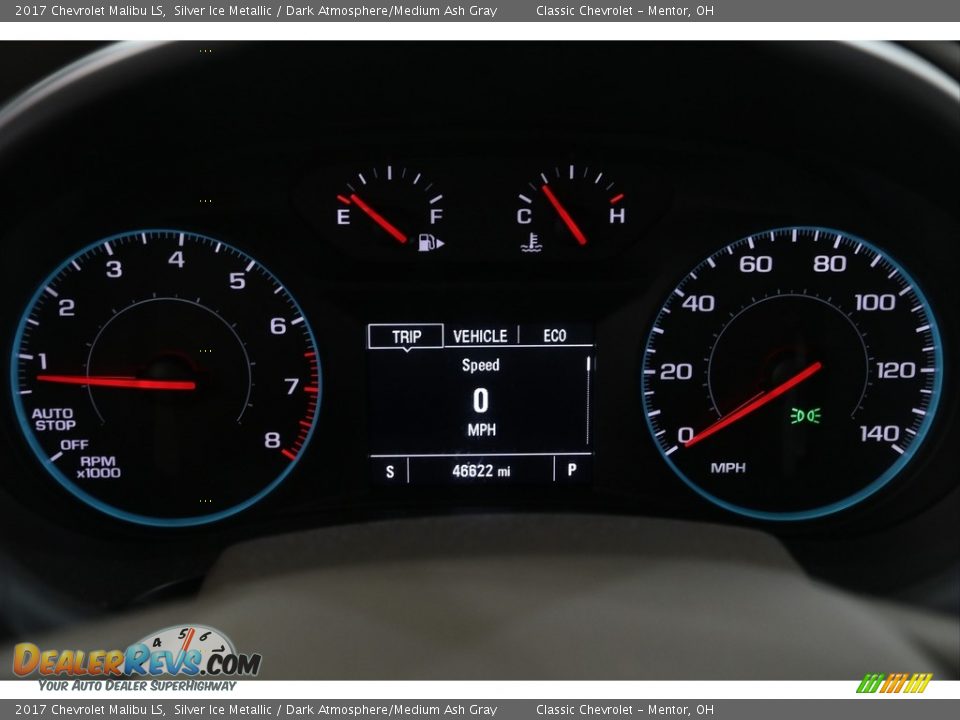 2017 Chevrolet Malibu LS Silver Ice Metallic / Dark Atmosphere/Medium Ash Gray Photo #8