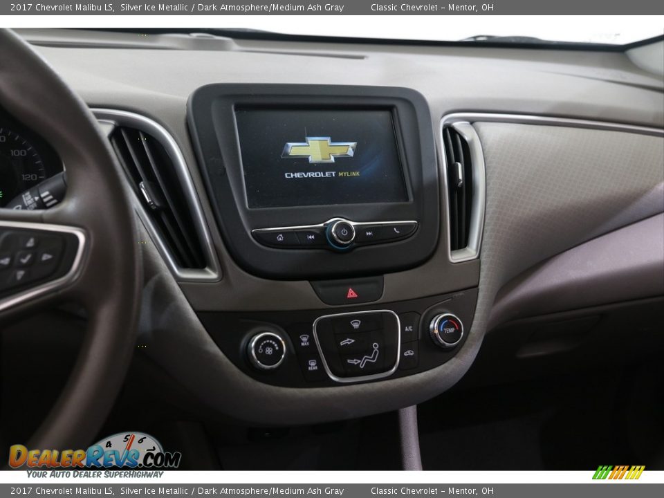2017 Chevrolet Malibu LS Silver Ice Metallic / Dark Atmosphere/Medium Ash Gray Photo #9