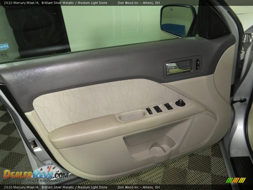 2010 Mercury Milan I4 Brilliant Silver Metallic / Medium Light Stone Photo #19