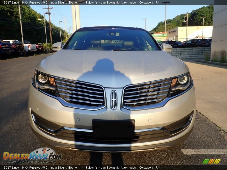 2017 Lincoln MKX Reserve AWD Ingot Silver / Ebony Photo #8