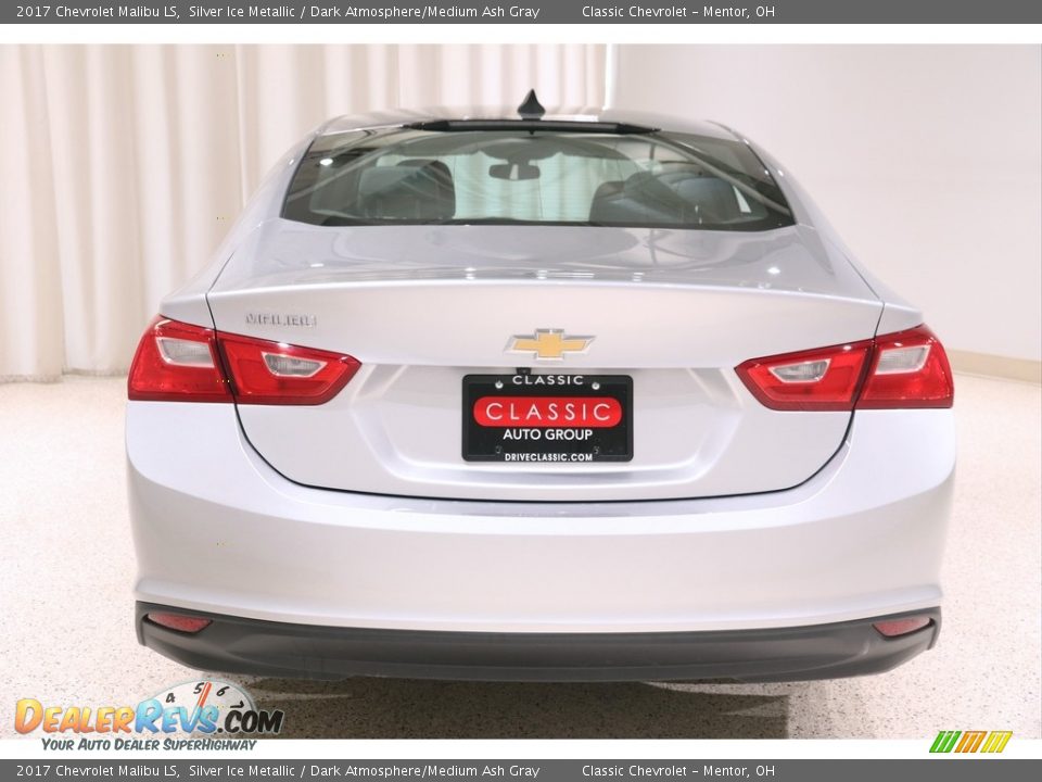 2017 Chevrolet Malibu LS Silver Ice Metallic / Dark Atmosphere/Medium Ash Gray Photo #17