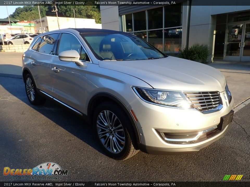 2017 Lincoln MKX Reserve AWD Ingot Silver / Ebony Photo #9