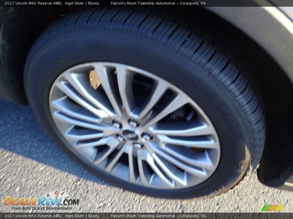 2017 Lincoln MKX Reserve AWD Ingot Silver / Ebony Photo #10