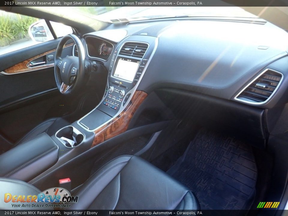 2017 Lincoln MKX Reserve AWD Ingot Silver / Ebony Photo #12
