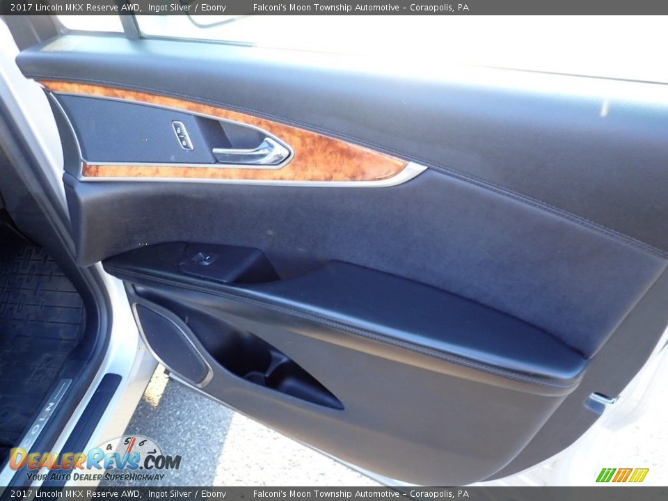 2017 Lincoln MKX Reserve AWD Ingot Silver / Ebony Photo #13