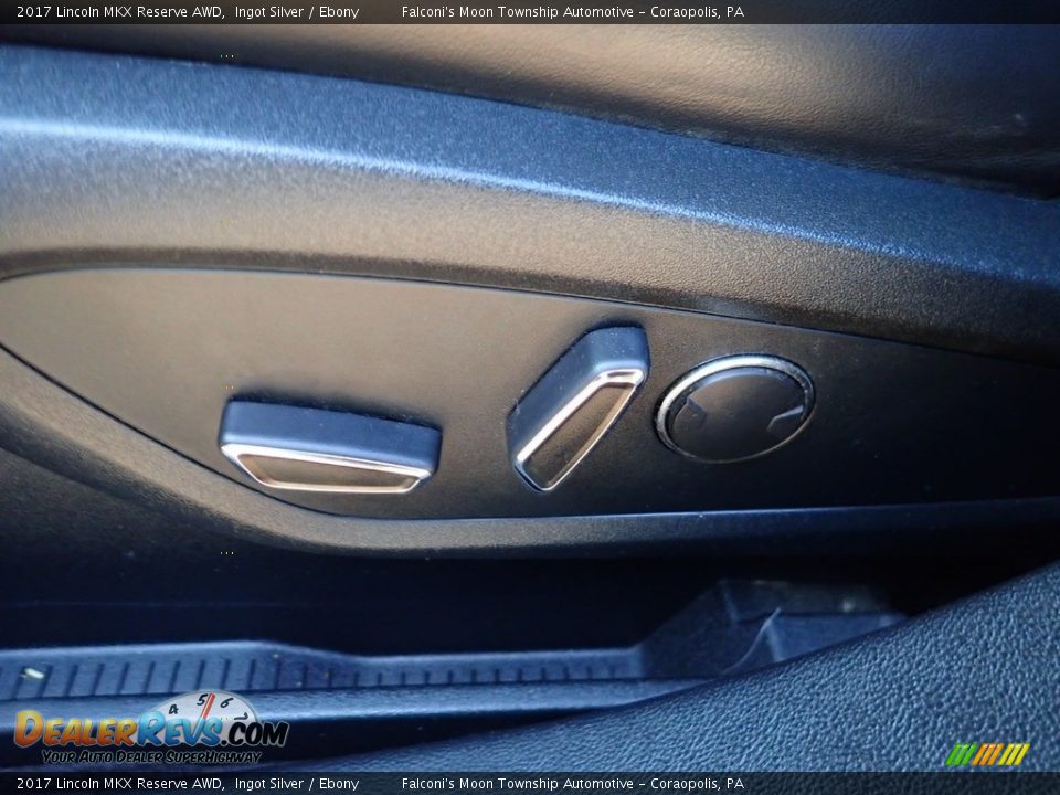 2017 Lincoln MKX Reserve AWD Ingot Silver / Ebony Photo #19