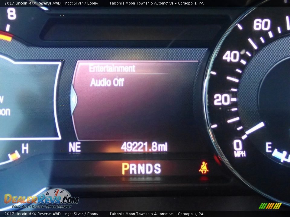 2017 Lincoln MKX Reserve AWD Ingot Silver / Ebony Photo #24