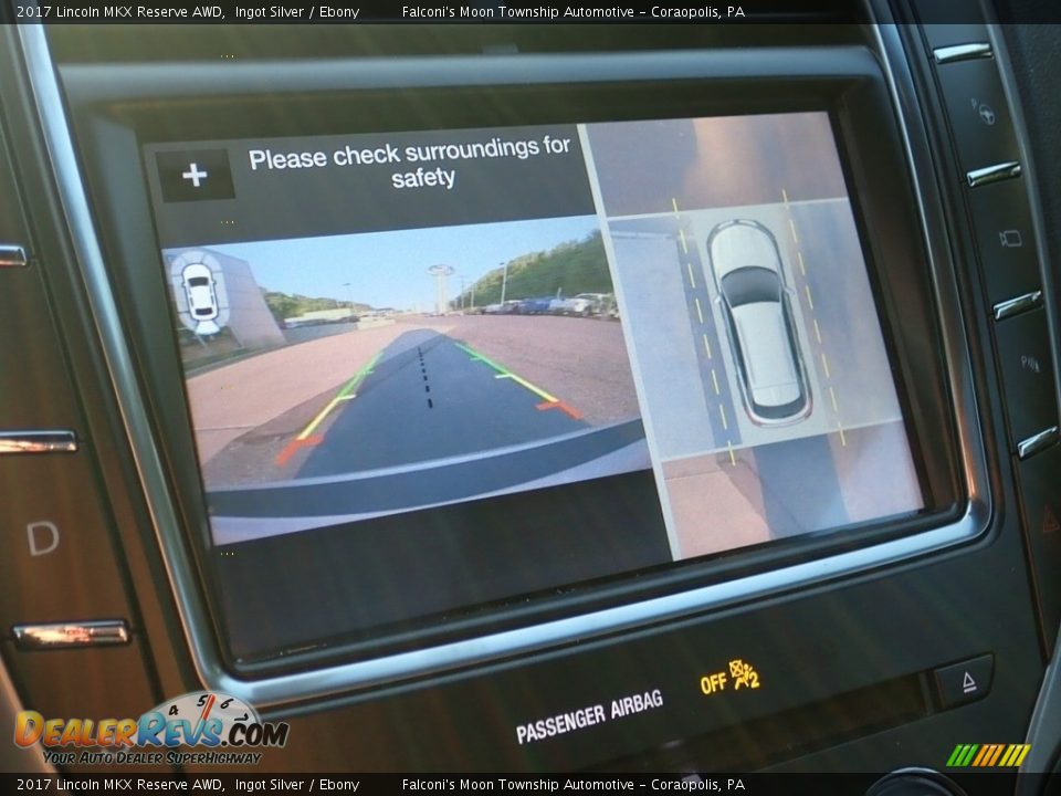 2017 Lincoln MKX Reserve AWD Ingot Silver / Ebony Photo #25