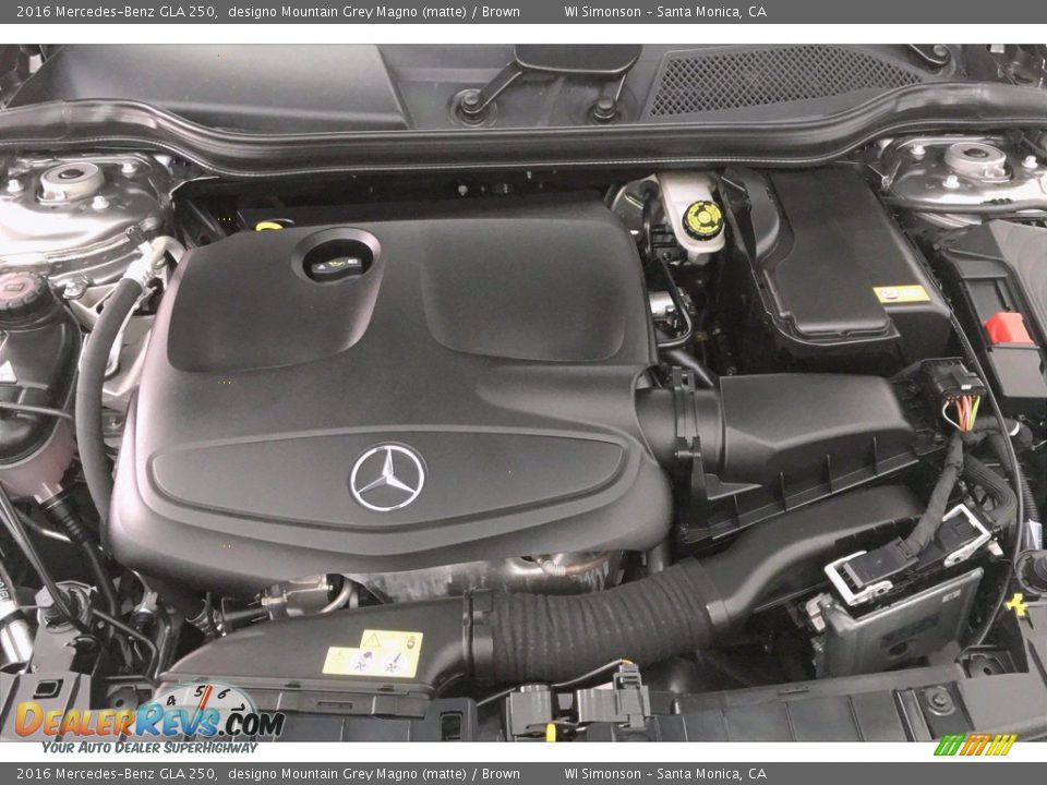 2016 Mercedes-Benz GLA 250 2.0 Liter DI Turbocharged DOHC 16-Valve VVT 4 Cylinder Engine Photo #9
