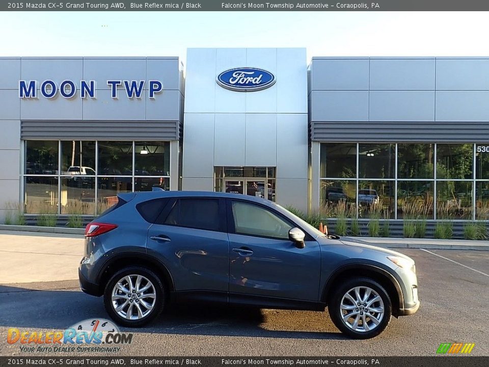 2015 Mazda CX-5 Grand Touring AWD Blue Reflex mica / Black Photo #1