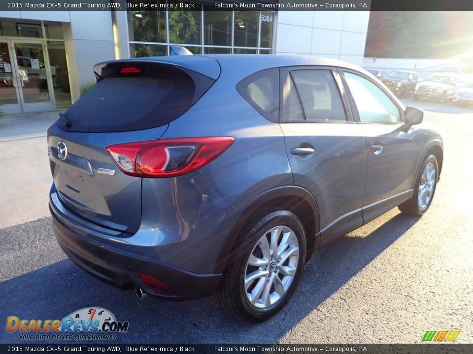 2015 Mazda CX-5 Grand Touring AWD Blue Reflex mica / Black Photo #2