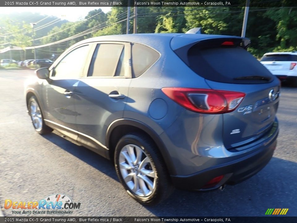 2015 Mazda CX-5 Grand Touring AWD Blue Reflex mica / Black Photo #5