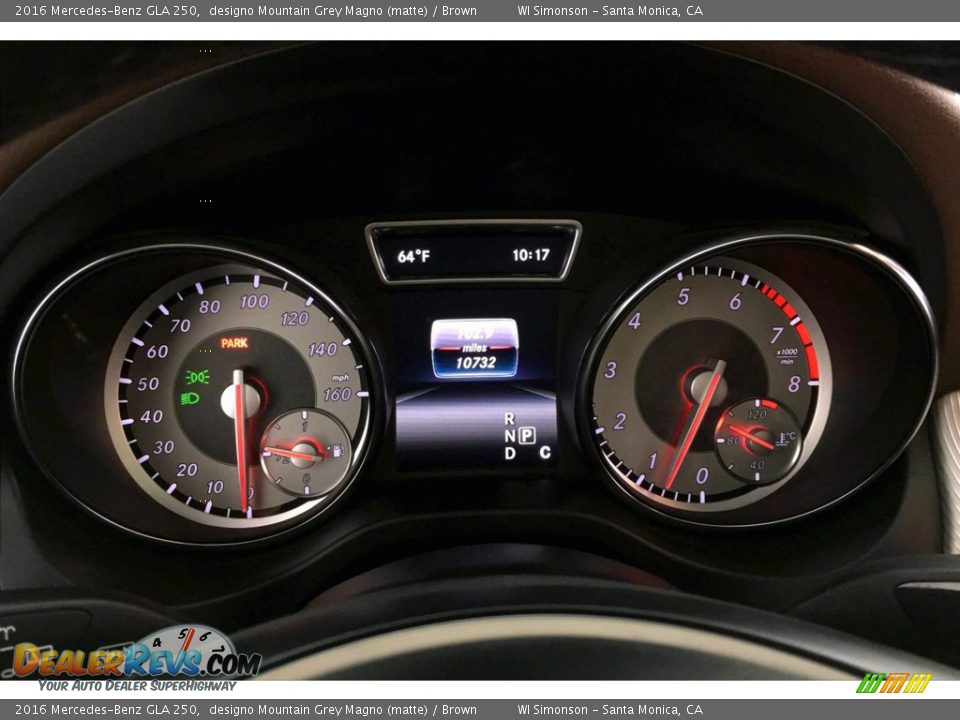 2016 Mercedes-Benz GLA 250 Gauges Photo #20