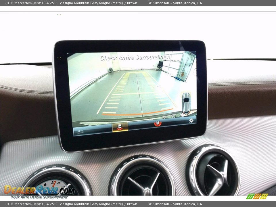 2016 Mercedes-Benz GLA 250 designo Mountain Grey Magno (matte) / Brown Photo #21
