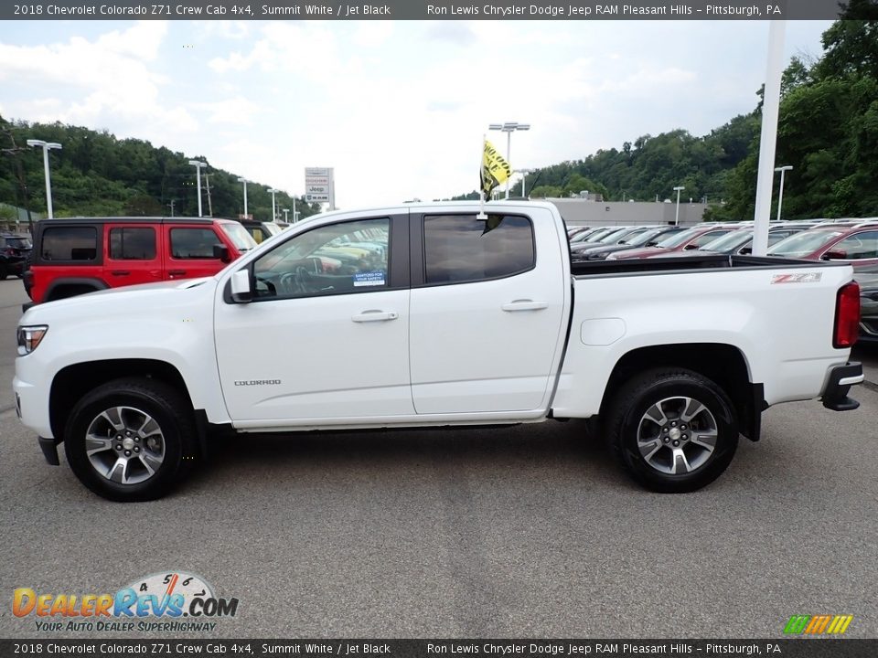 2018 Chevrolet Colorado Z71 Crew Cab 4x4 Summit White / Jet Black Photo #2