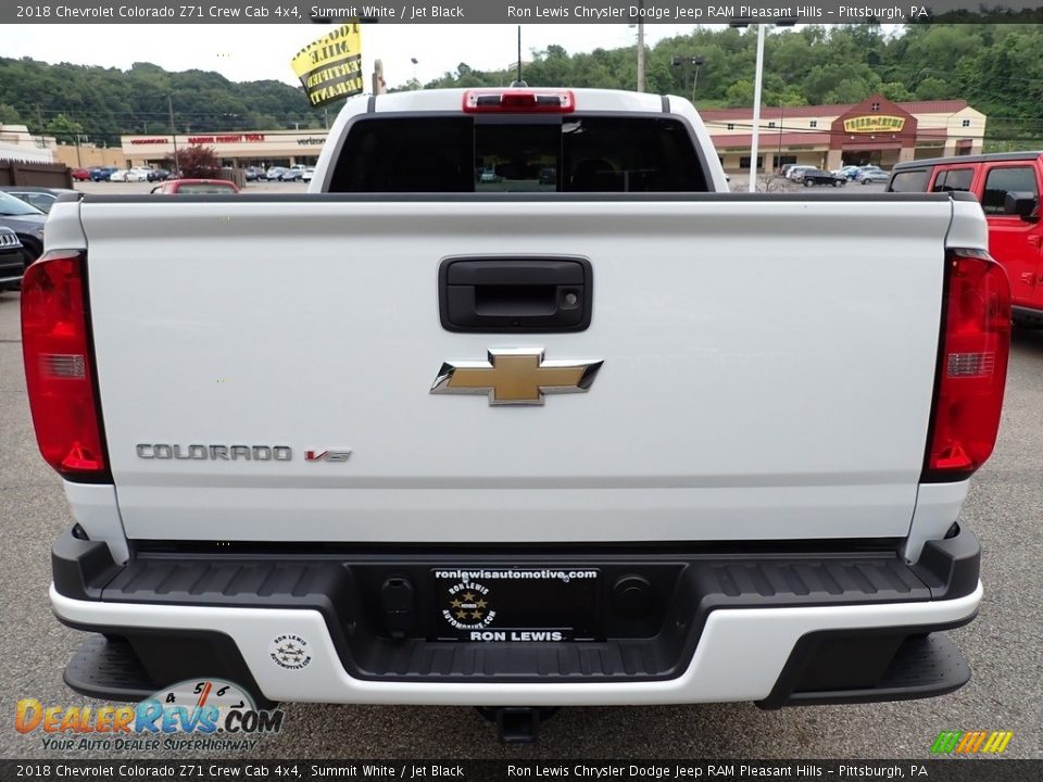 2018 Chevrolet Colorado Z71 Crew Cab 4x4 Summit White / Jet Black Photo #4